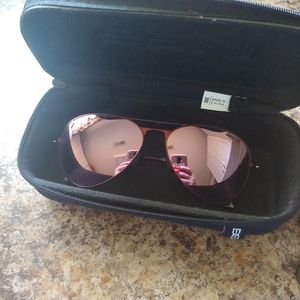 BEX Wesley Burgundy & Gold Sunglasses